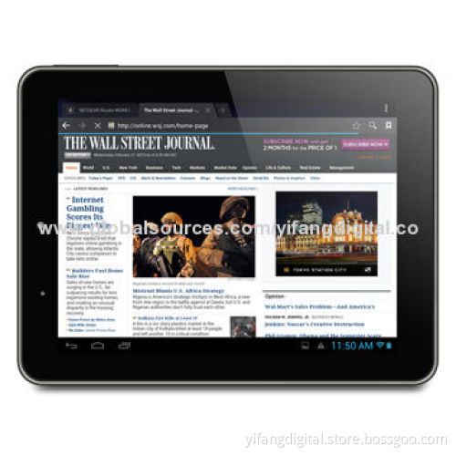 8-inch Dual Core MID, Android 4.2, with AML8726-MXS Cortex A9 1.5GHz, 1GB RAM and Dual Camera